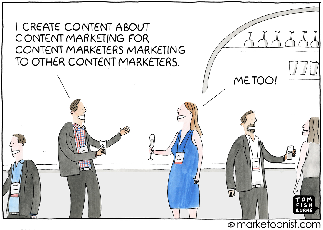 The marketing echo chamber (content about content marketing)