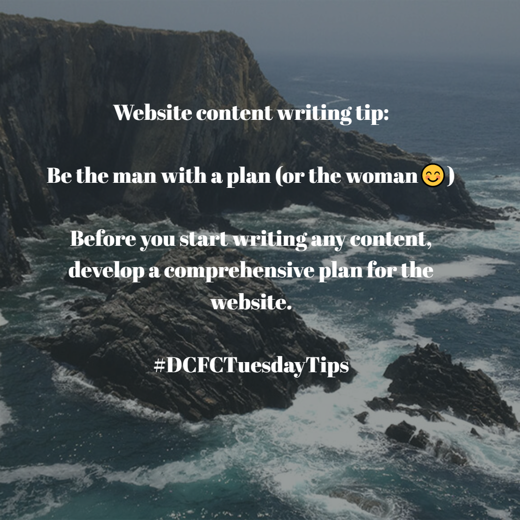 “The secret of getting ahead is getting started. The secret of getting started is breaking your complex overwhelming tasks into small manageable tasks and starting on the first one.” – Mark Twain  #DCFCMondayMotivation #DarrellCuthbertCopywriter
